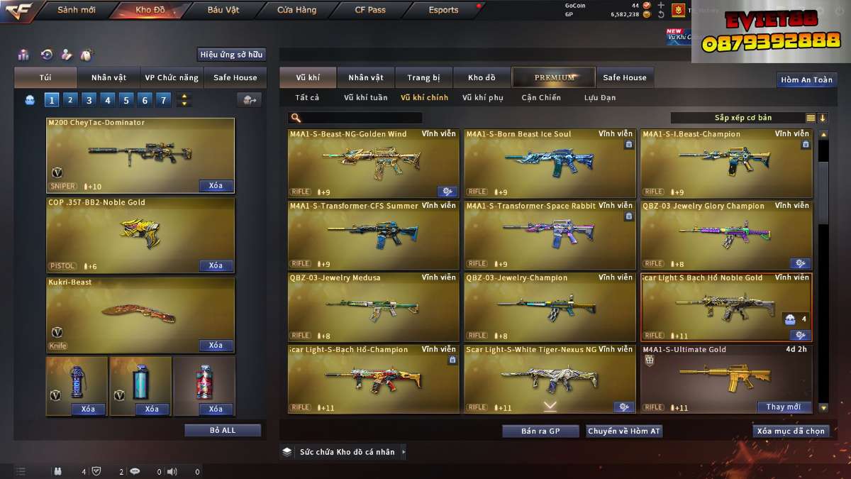 shop acc cf uy tin gia re